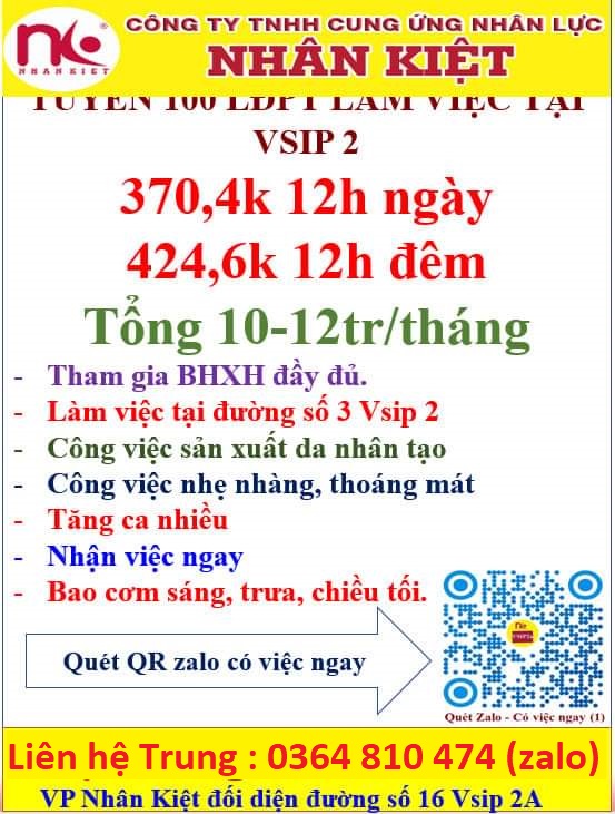 King88 Đăng Ký + 888k CẦN TUYỂN 70 LĐPT LÀM TẠI ĐƯỜNG SỐ 3