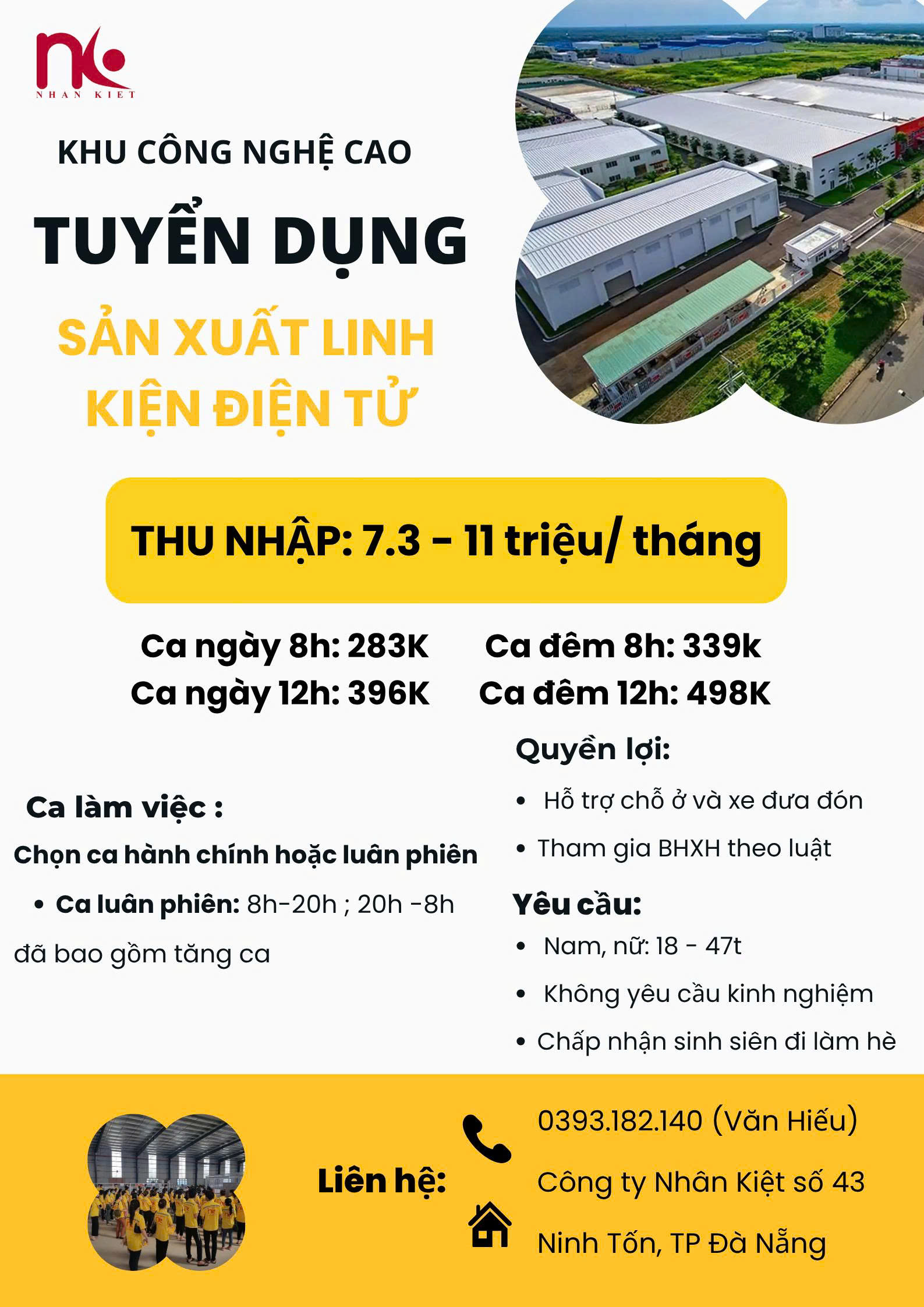 TUYỂN DỤNG 100 King88 Nhà cái trực tuyến tốt nhất hiện nay - SẢN XUẤT LINH KIỆN ĐIỆN TỬ ( CÓ HỖ TRỢ CHỖ Ở )
