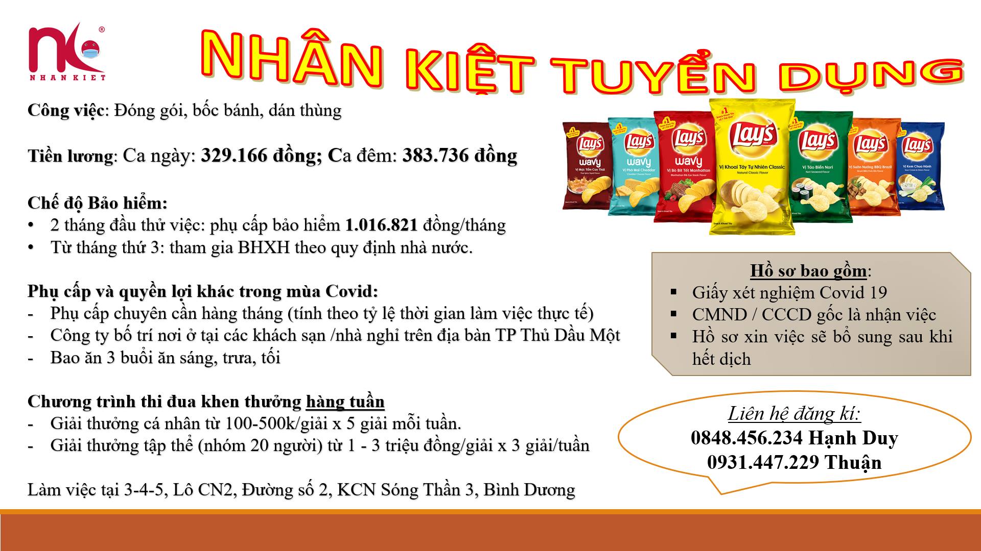 Nhà cái 88 King88 TUYỂN DỤNG LDPT CÔNG VIỆC ĐÓNG GÓI BÁNH