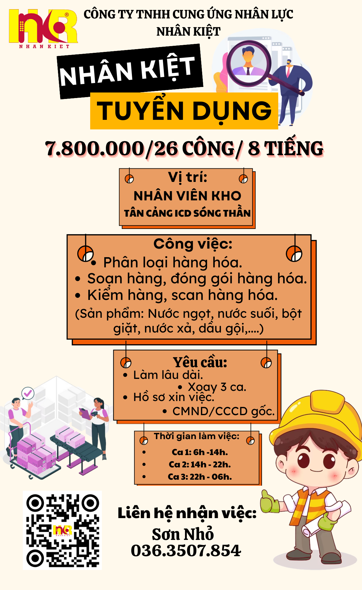 ❞CUNG ỨNG NHÂN LỰC Nhà cái 88 King88 TÌM NHÂN VIÊN KHO❞
