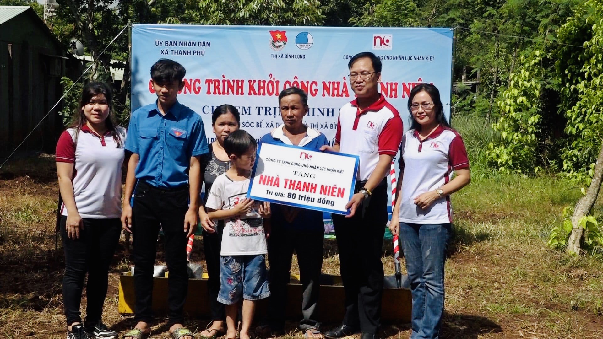 Nhà Cái Cá Cược Uy Tín 【King88 Vina】 Khởi công xây dựng nhà Thanh niên cho gia đình em Trịnh Minh Triết